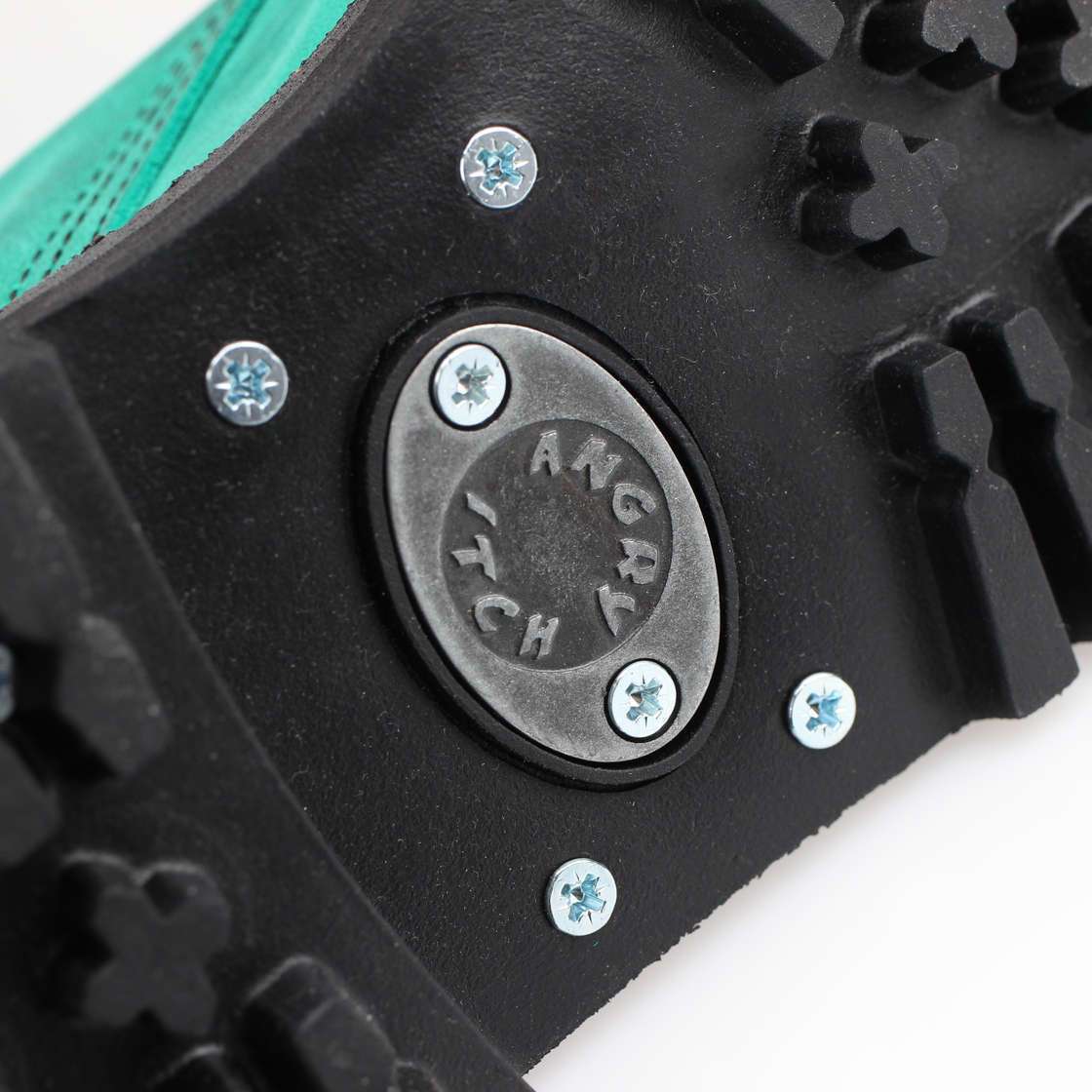 8 Hole Green Leather Vintage Emerald Combat Ranger Boots Angry itch bottom