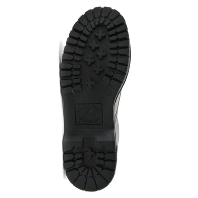 Angry Itch 8 Eyelet Boots Vintage Grey Leather Bottom