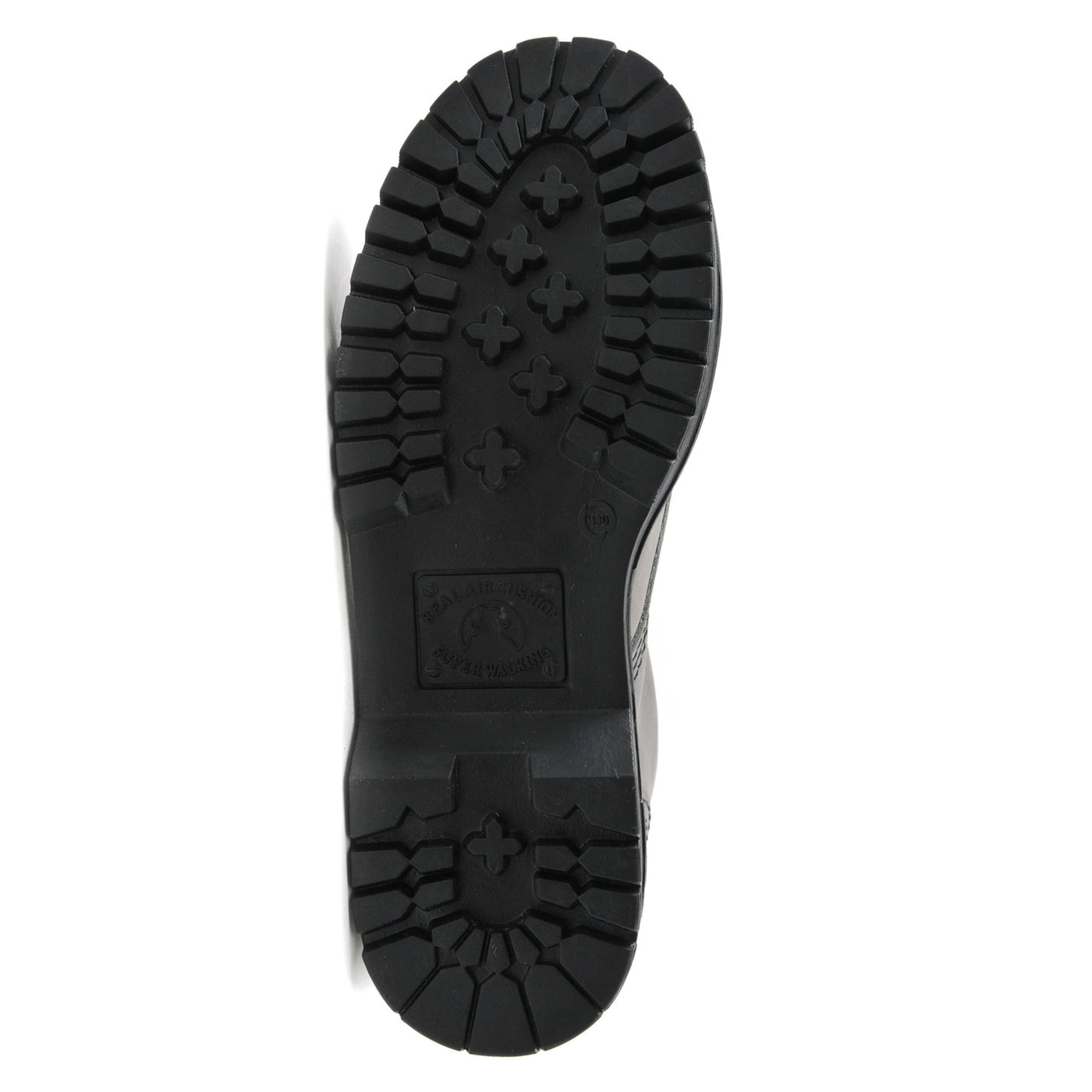 Angry Itch 8 Eyelet Combat Boots Vintage Grey Leather Air Cushion Sole bottom